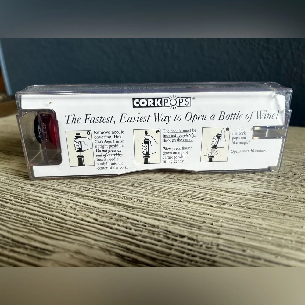 Cork Pops Pink Wine Bottle Opener